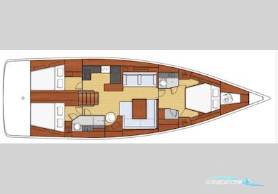 Beneteau Oceanis 55.1 Segelbåt 2020, med Yanmar  4JH100 CR 81 KW motor, Spanien