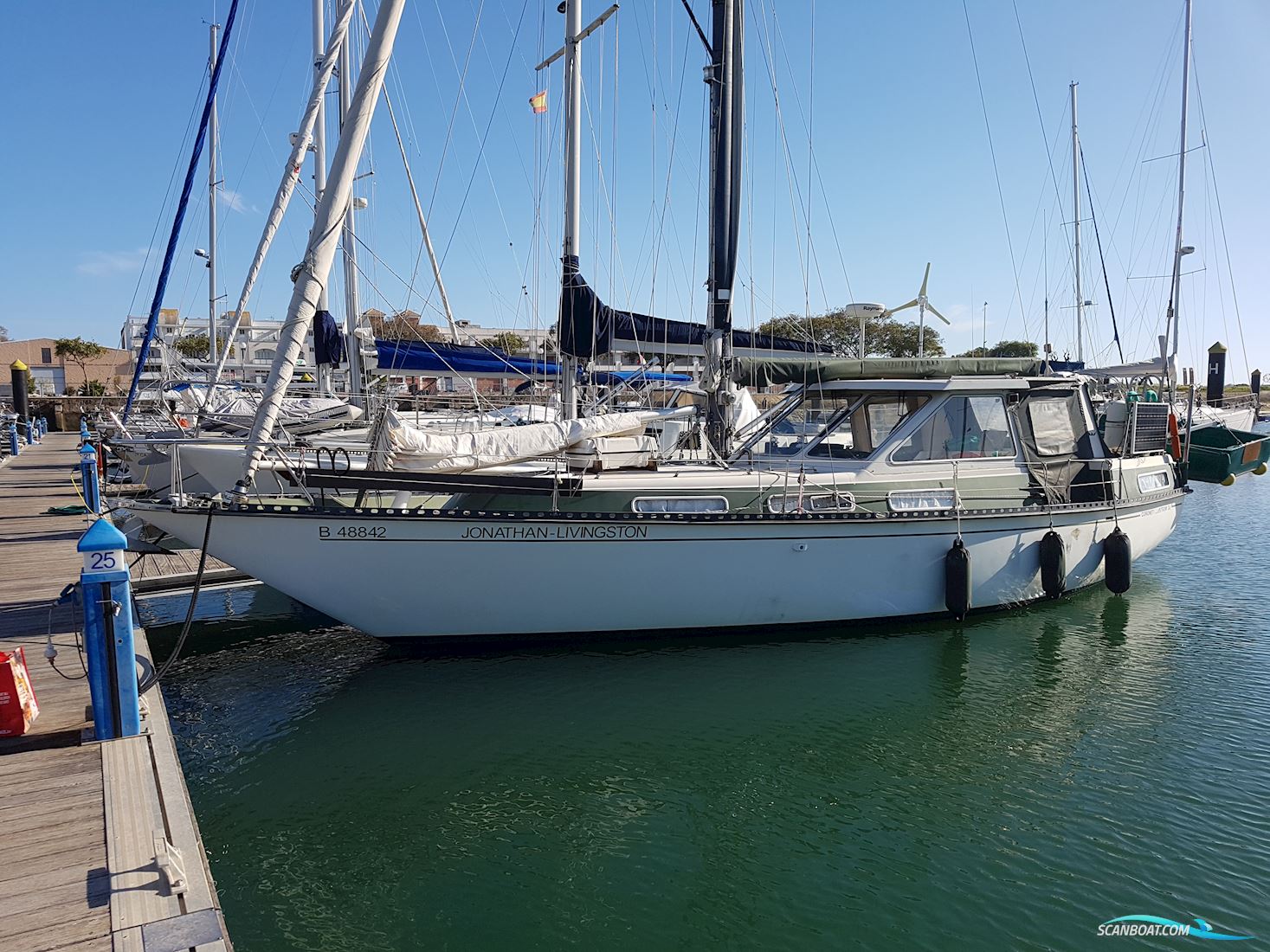 Coronet Elvstrom 38 Segelbåt 1977, med Yanmar motor, Spanien