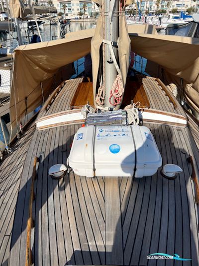 Custom Built Boat Erytheia Cotre Juan Alsine Segelbåt 1954, med Perkins 4108 de 37 CV motor, Spanien
