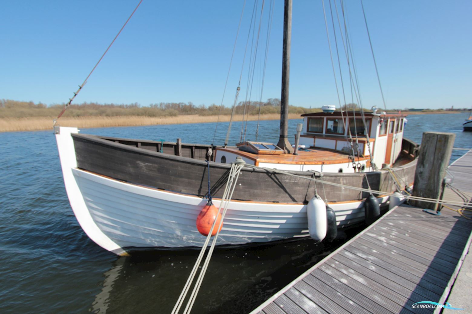 Deense Kotter 1400 Segelbåt 1938, med Deutz motor, Holland