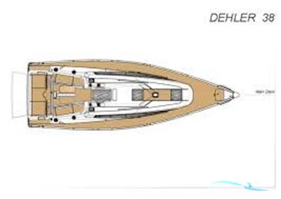 Dehler 38 Segelbåt 2016, med Volvo Penta D2-40 motor, Tyskland