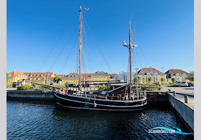 Galeasen "HAABET" af Holbæk fra 1906 Segelbåt 1906, med Hundested motor BB/L motor, Danmark