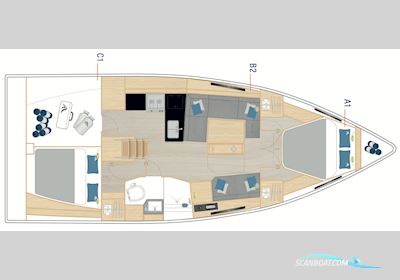 Hanse 360 Segelbåt 2024, med Yanmar 3JH40 motor, Tyskland