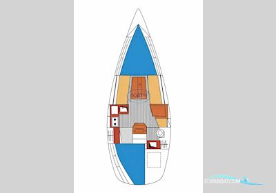 Jeanneau Fantasia 27 Biquille Segelbåt 1986, med Nanni Diesel motor, Frankrike