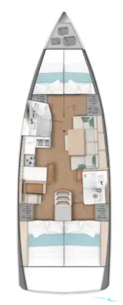Jeanneau Sun Odyssey 440 Segelbåt 2019, med Yanmar motor, Italien