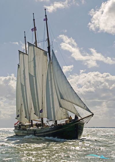Klipper 3 Mast Klipper Segelbåt 1897, med DAF motor, Holland