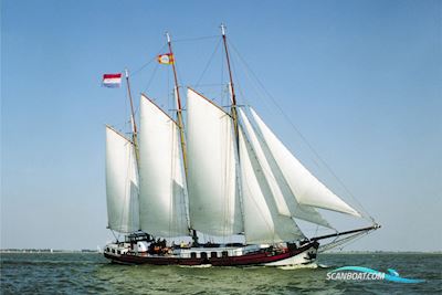 Klipper Driemast Klipper 37 M Segelbåt 1906, med DAF motor, Holland