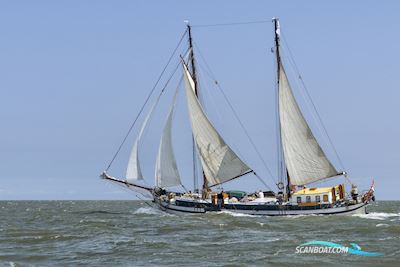 Klipper Tweemast 26.29 Segelbåt 1898, med Kromhout motor, Holland