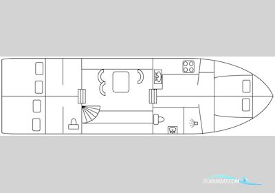 Koopmans 14.00 Deckhouse Segelbåt 1995, med Mercedes<br />OM615 motor, Holland