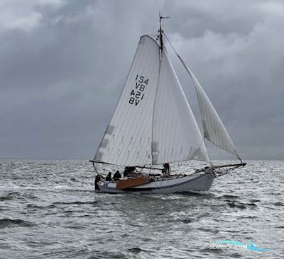 Lemsteraak Blom Roefmodel Anna Segelbåt 1970, med Nanni motor, Holland