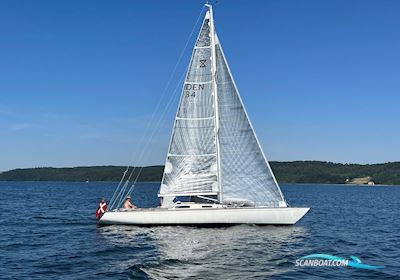 Molich X-Meter Segelbåt 1981, med Volvo D1 20hk motor, Danmark