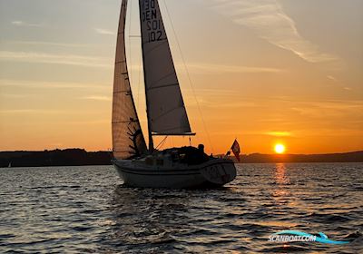 Polaris Drabant 26 Segelbåt 1974, med Torqueedo Elmotor motor, Danmark