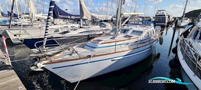 Sandmeier Decksalon Segelbåt 1995, med Mercedes Benz OM 616 motor, Tyskland