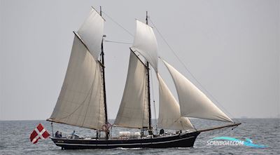 Skonnert Segelbåt 1884, med Vetus årgang 2019 motor, Danmark