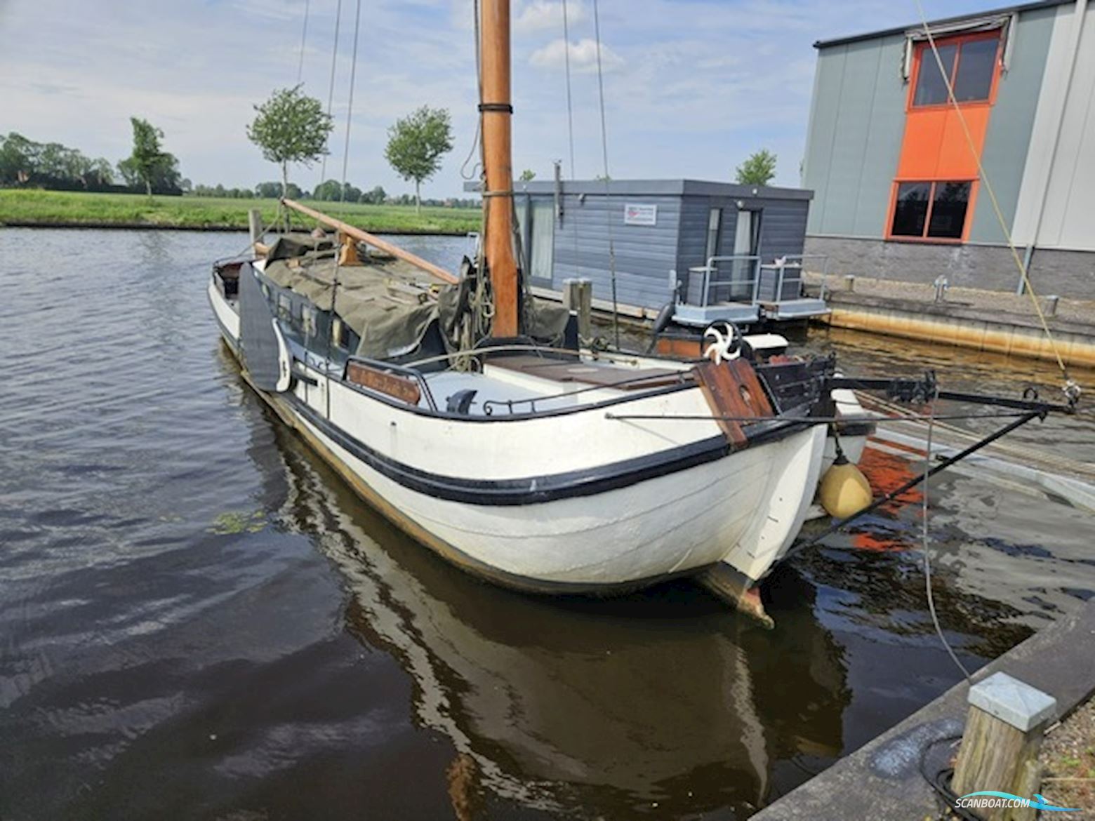 Tjalk Barkmeijer 14.00 Segelbåt 1905, med Perkins motor, Holland