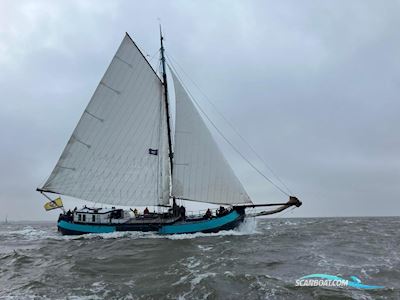 Tjalk Groninger Zeetjalk 25 M Segelbåt 1901, med DAF motor, Holland