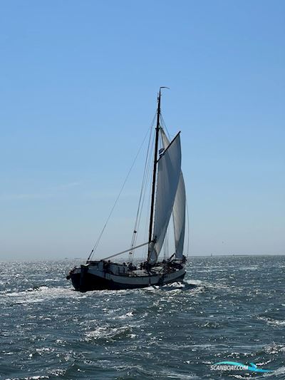 Tjalk Groninger Zeetjalk 25 M Segelbåt 1901, med DAF motor, Holland