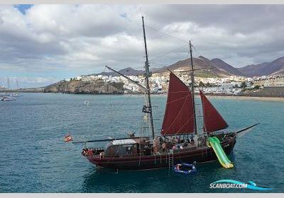 Turkish Gulet Pirate Vessel Segelbåt 1940, med DINA motor, Spanien