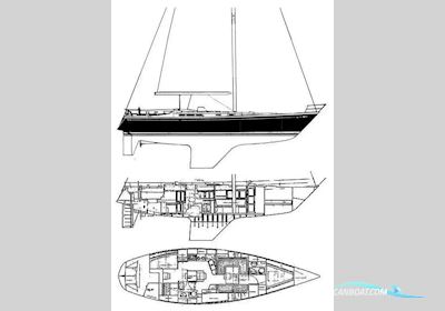Warwick 46 Segelbåt 1987, med Cummins motor, Ingen landinfo