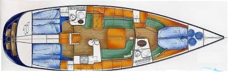X-482 - X-Yachts Segelbåt 2000, med Yanmar motor, Danmark