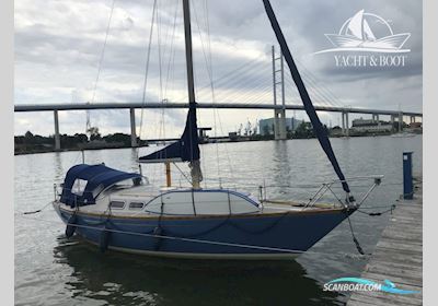 Asmus KG Yachtbau Hanseat 70 Segelboot 1973, mit Peugeot motor, Deutschland