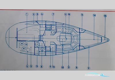 Atlantic 31 Segelboot 1991, mit Perkins Perama<br />M20 motor, Niederlande