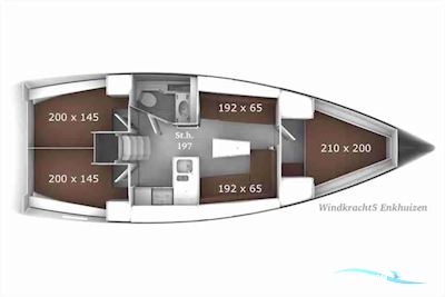 Bavaria 37 Cruiser Segelboot 2018, mit Volvo Penta motor, Niederlande