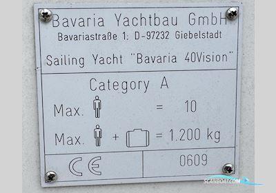 Bavaria 40 Vision Segelboot 2007, mit Volvo-Penta D2-55 motor, Dänemark