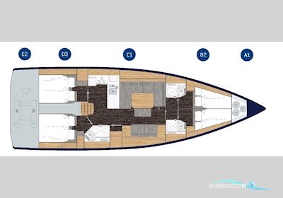 Bavaria C45 Style 4 Cabin Segelboot 2020, mit Yanmar motor, Spanien