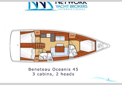 Beneteau Oceanis 45 Segelboot 2012, mit Yanmar 4JH5CE SD motor, Griechenland