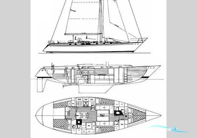 Cambria 46 Segelboot 1988, mit Westerbeke motor, Virgin Islands