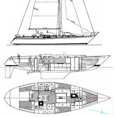 Cambria 46 Segelboot 1988, mit Westerbeke motor, Virgin Islands