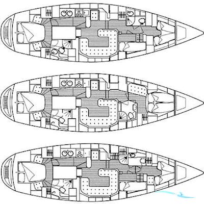 Contest 48CS Segelboot 2000, mit Yanmar 4JH3-HTE motor, Griechenland