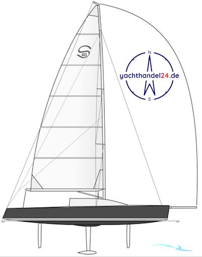 DynaYacht Schock 40 Segelboot 2004, mit Honda motor, Deutschland