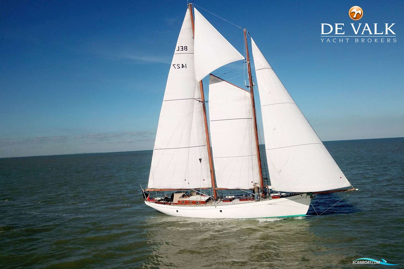 Ed Burnett 58 LOD Classic Schooner Segelboot 2007, mit Nanni  motor, Belgien