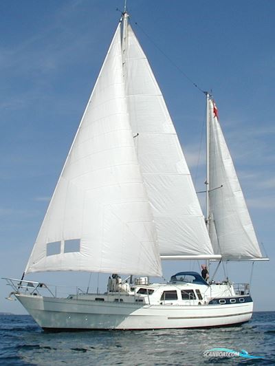 Finnrose 45 Deck Saloon Segelboot 1976, mit Perkens 354
 motor, Dänemark