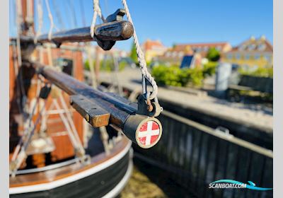 Galeasen "Haabet" af Holbæk Fra 1906 Segelboot 1906, mit Hundested Motor BB/L motor, Dänemark