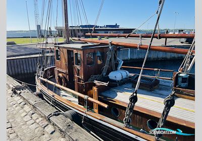 Galeasen "Haabet" af Holbæk Fra 1906 Segelboot 1906, mit Hundested Motor BB/L motor, Dänemark