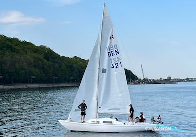 H-Båd Segelboot 1972, mit Tohatsu motor, Dänemark