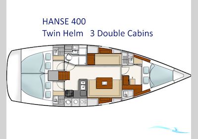 Hanse 400 Segelboot 2008, mit Yanmar motor, Griechenland