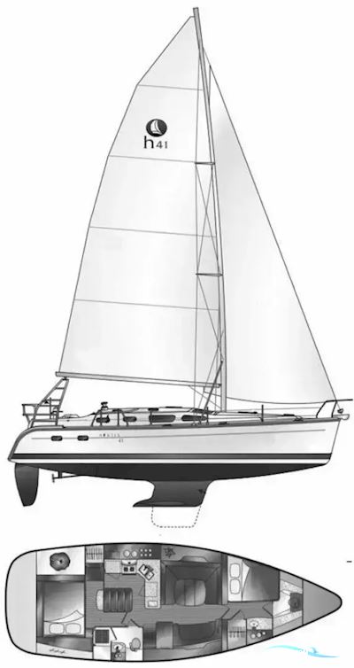 Hunter 41 AC Segelboot 2004, mit Yanmar motor, Virgin Islands
