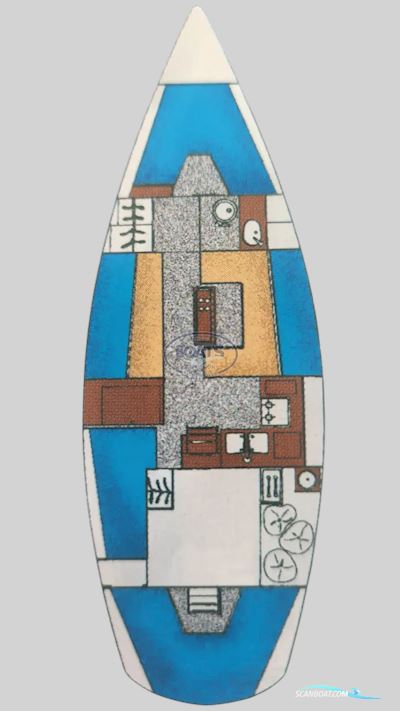 Jeanneau Gin Fizz Segelboot 1979, mit Craftsman Marine motor, Frankreich