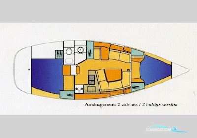 Jeanneau Sun Odyssey 37 Segelboot 2005, mit Yanmar 3JH4E motor, Griechenland