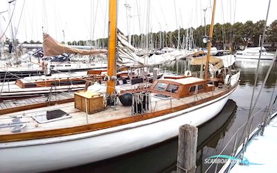 Klassiek Zeiljacht 16.95 Stettiner Ketch, Type Fife Segelboot 1964, mit Nanni motor, Niederlande