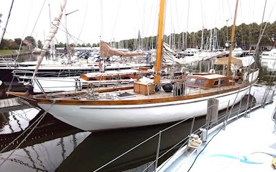 Klassiek Zeiljacht 16.95 Stettiner Ketch, Type Fife Segelboot 1964, mit Nanni motor, Niederlande
