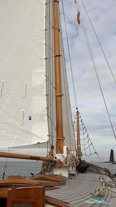 Lemsteraak Blom Roefmodel Anna Segelboot 1970, mit Nanni motor, Niederlande