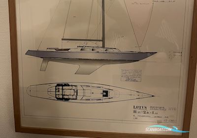 Lotus 40 Segelboot 1977, mit Lombardini LDW 401 MG motor, Dänemark