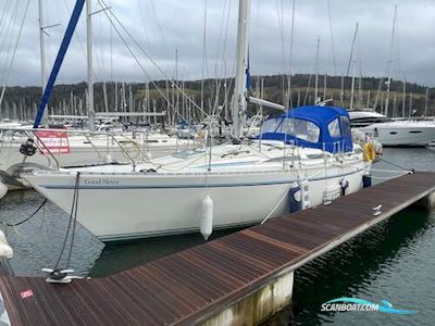 Moody 346 Segelboot 1986, mit Thornycroft T90 motor, England