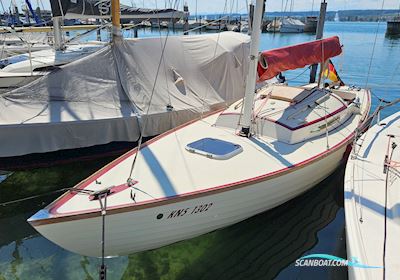 Nordisches Folkeboot Segelboot 1989, mit Honda BF2,3D motor, Deutschland