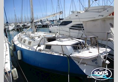 Plan Caroff Amateur Albion Pessoa 36 DI Segelboot 1987, mit Ford motor, Frankreich